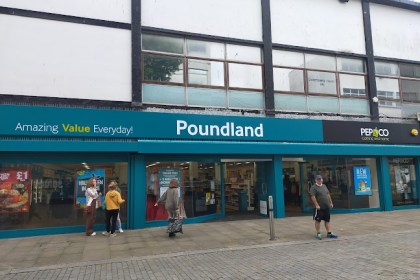 Poundland on Swansea's Oxford Street