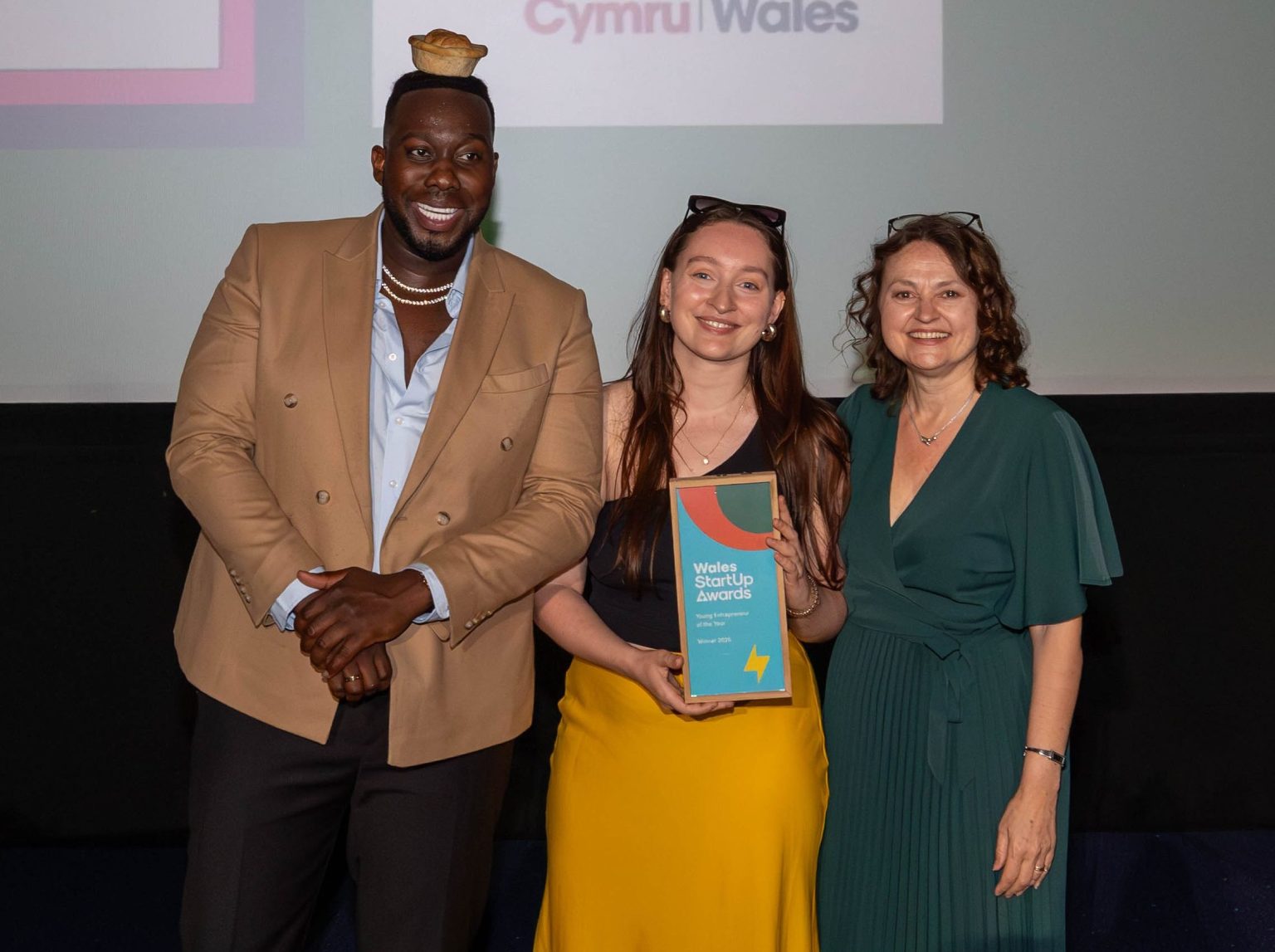 Hannah Worth, from Bowla wins Young Entrepreneur of the Year award