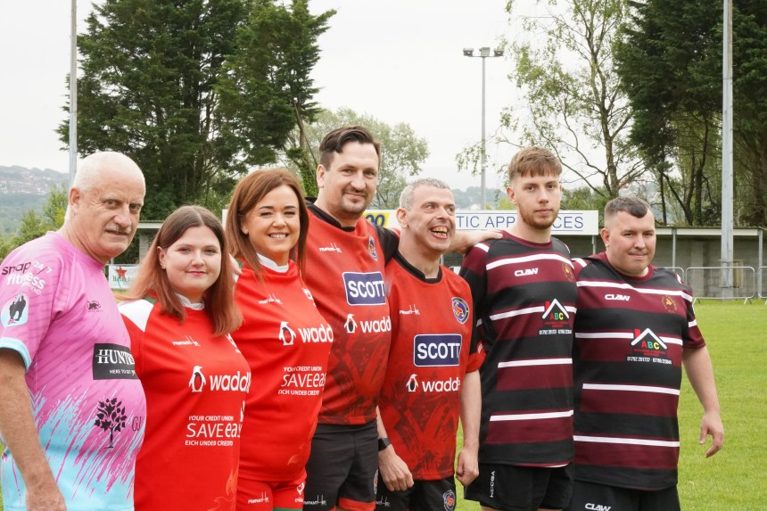 Left to Right - David Stephens, Elisha Rodway, Becky Watkins, Dan John, Colin Tacon, Harrison Burt, Tom Lewis