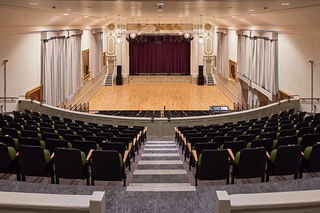 Inside Maesteg Town Hall