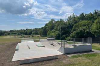 Upgraded Gorseinon skate park (Image: Swansea Council)