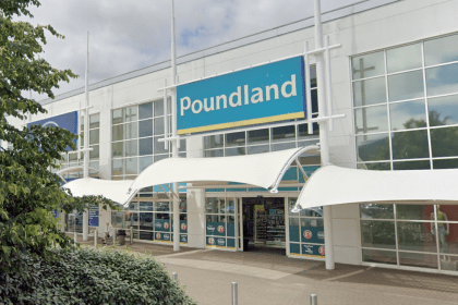 Poundland store in Swansea's Morfa Retail Park