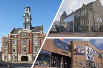 Taliesin Arts Centre, Gwyn Hall and Maesteg Town Hall