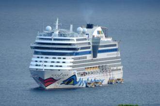 The AIDAsol visited Fishguard Harbour (Image: Marc Evans Fishyleeks)