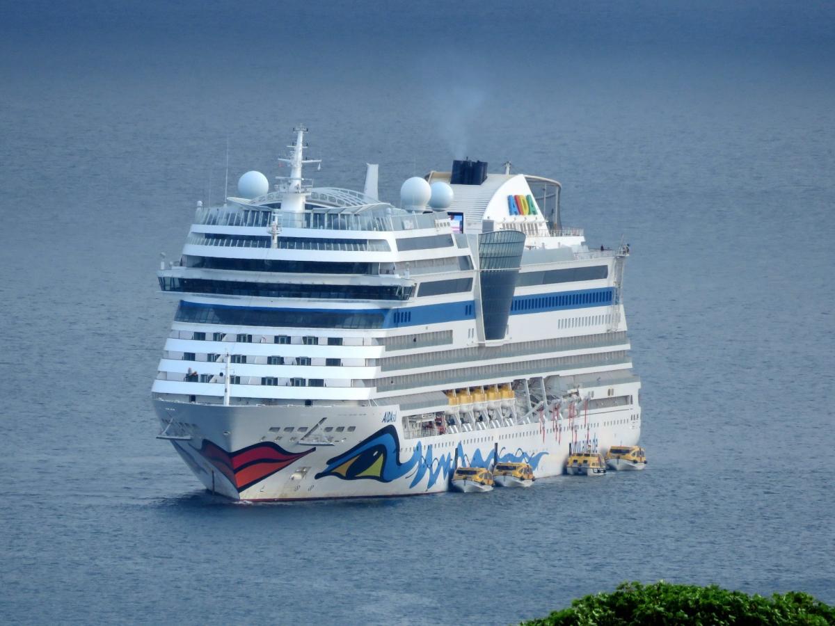 The AIDAsol visited Fishguard Harbour (Image: Marc Evans Fishyleeks)