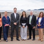 Amy Harvey Secret Hospitality Group, Nikki Neale Vice Principal, Paul Kift Vice Principal, Lucy Hole Secret Hospitality Group, Mark Clement Learning Area Manager, Cath Williams Dean of Faculty, Evelyn Howells Level 2 student in Professional Cookery and Hospitality