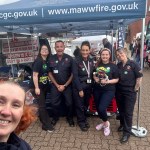The Specsavers Swansea and Mumbles team attended the Fire Fighters Challenge on 7 June.