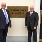 Alan Cameron Williams and Councillor Michael Cranham