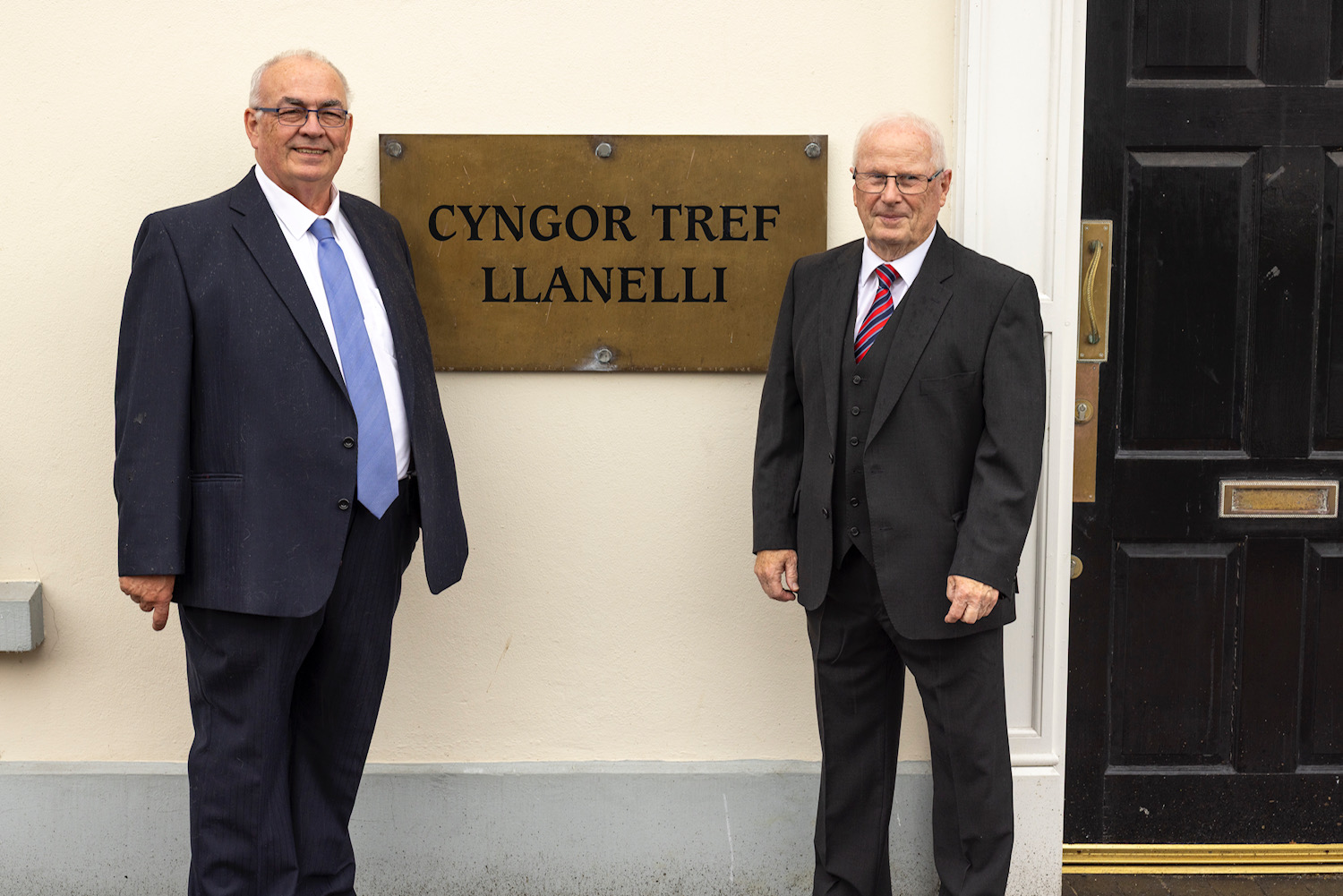 Alan Cameron Williams and Councillor Michael Cranham