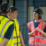 Belgian Ambassador to the UK, Anne Sherriff at AB InBev's Magor brewery