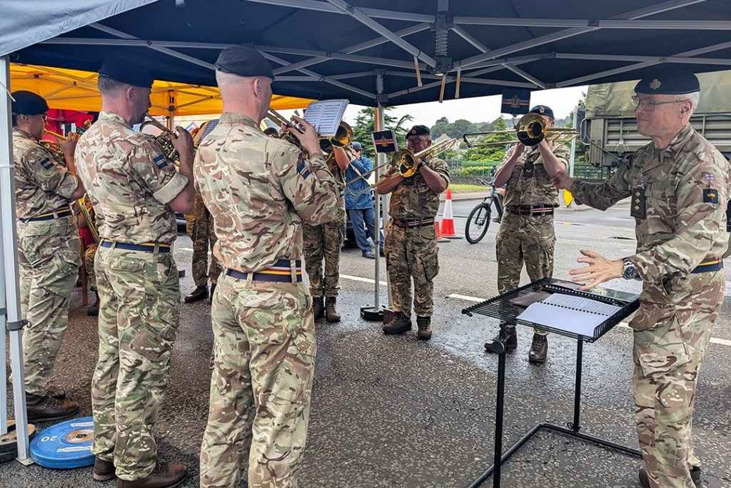 There were lots of have a go activities and info on the armed services displays at Wales Airshow.