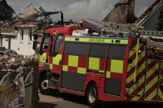 Worms Head Hotel damaged by fire