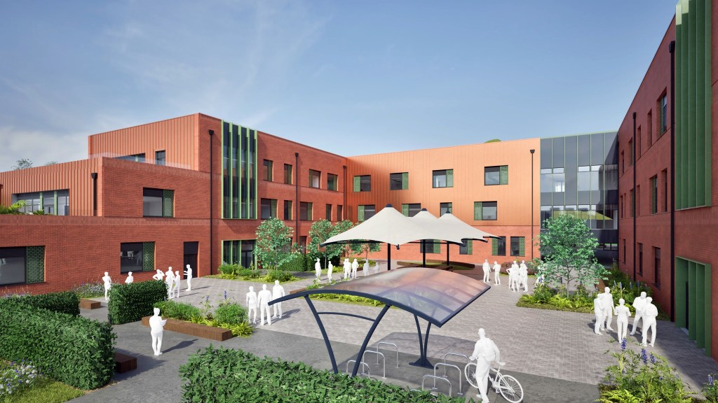Artist's impression of the new Llangatwg school (Image: Neath Port Talbot Council)