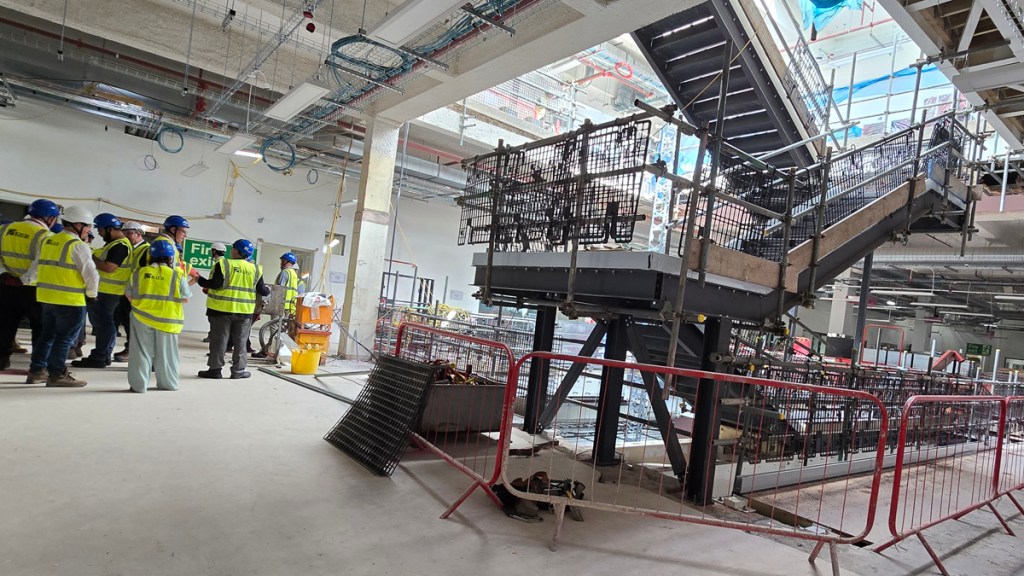 Work continues at Y Storfa.