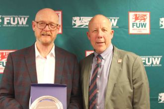 At this year’s Royal Welsh Show, John Owen was recognised for his outstanding contribution to Welsh farming, winning the Farmers’ Union of Wales (FUW) External award for services to agriculture.
