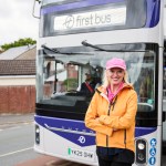 Anneka Rice and First Bus
