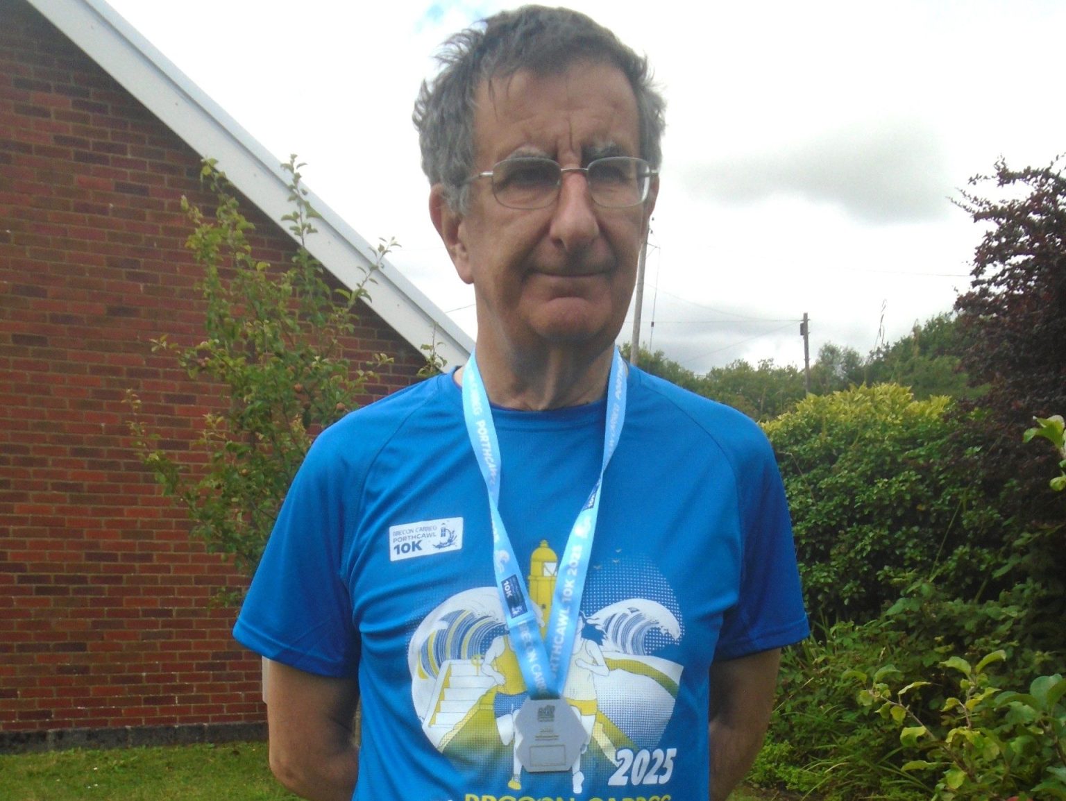 Brendan after marathon