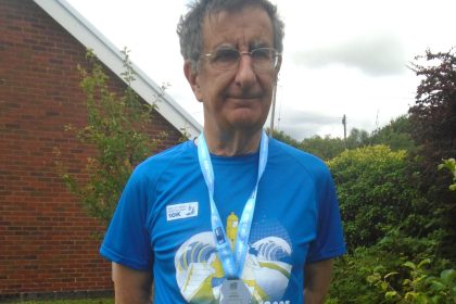Brendan after marathon