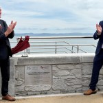 Deputy First Minister Huw Irranca-Davies and Rob Stewart Leader of Swansea Council at Mumbles promenade2_cropped