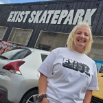 Kate Leonard, of Exist Skatepark which has plans for external refurbishment.