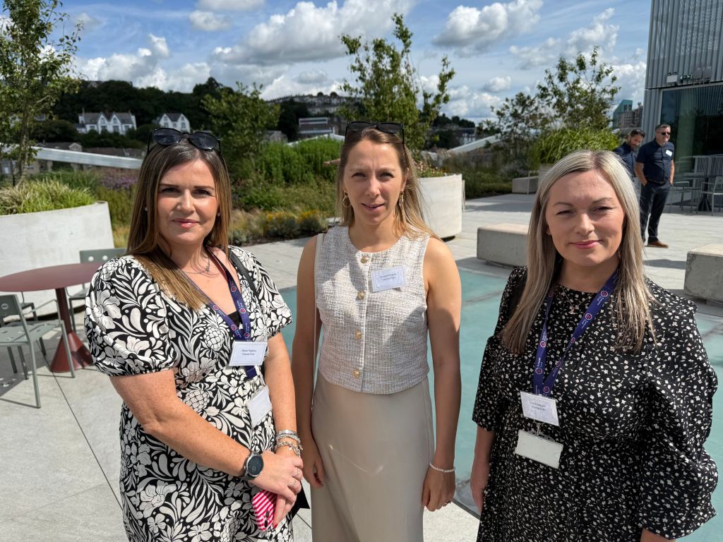 Futures First: Alison Hopkins, Hannah Pickard and Vicki Franklin.