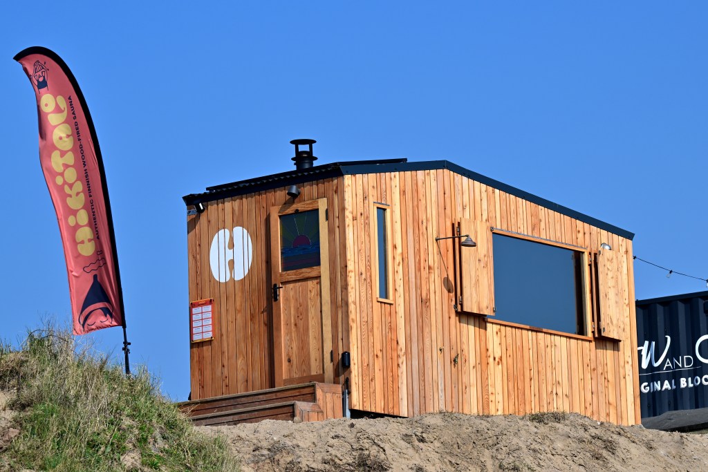 Hikitalo Sauna is based in Hi-Tide Car Park Porthcawl