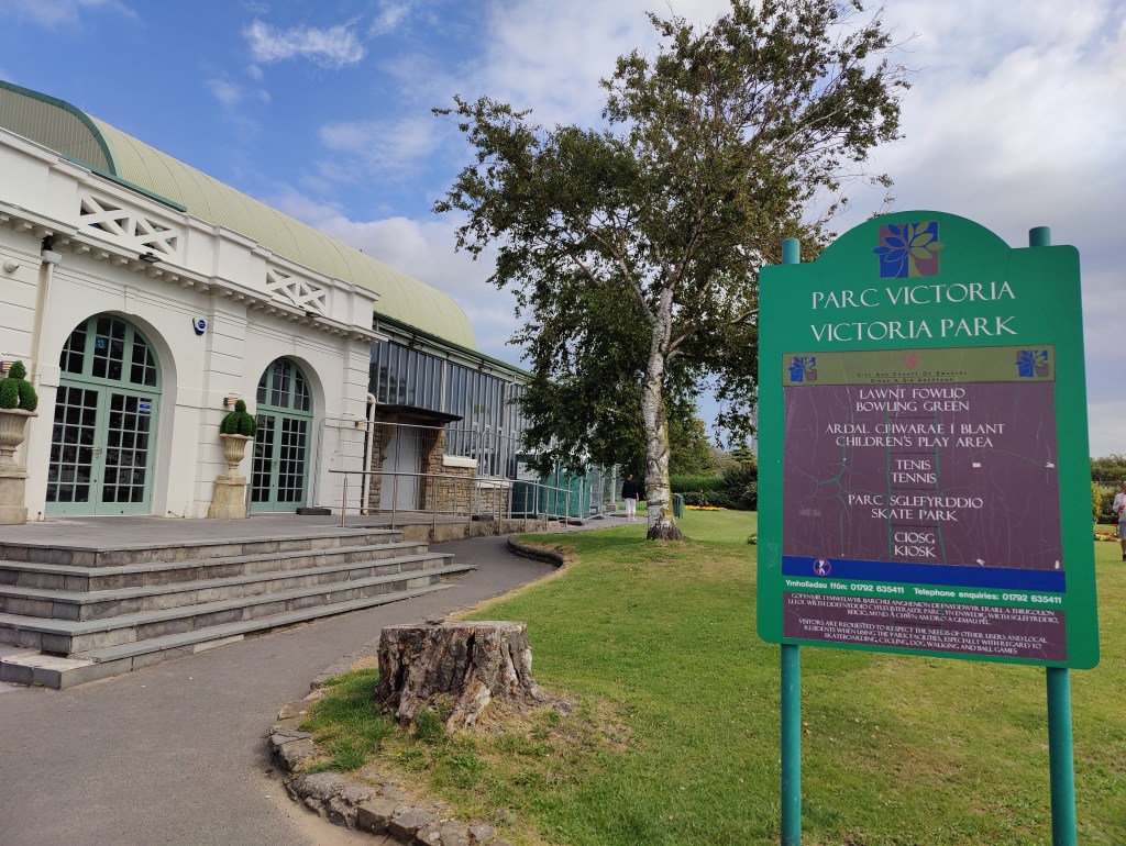 Victoria Gardens next to Swansea's Patti Pavillon