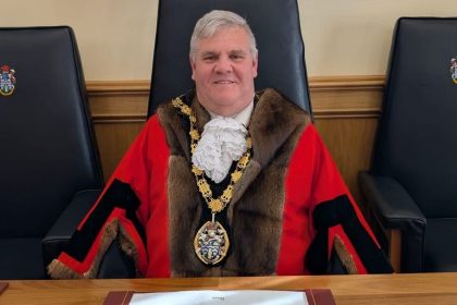 Cllr Andrew Bragoli becomes the 51st mayor of Llanelli (Image: Shaun Greaney)