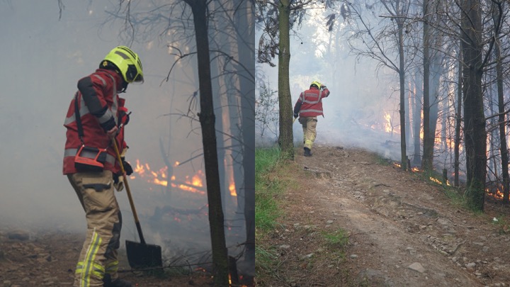 Kilvey Hill wildfire