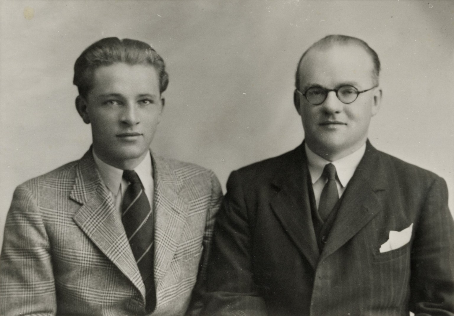 Philip Burton with Richard in the 1940s @ Richard Burton Archives at Swansea University.