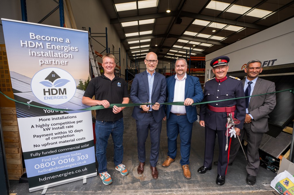 Stephen Kinnock MP unveils new HDM Solar branch in Port Talbot