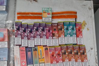 illegal single-use vapes found by Trading Standards