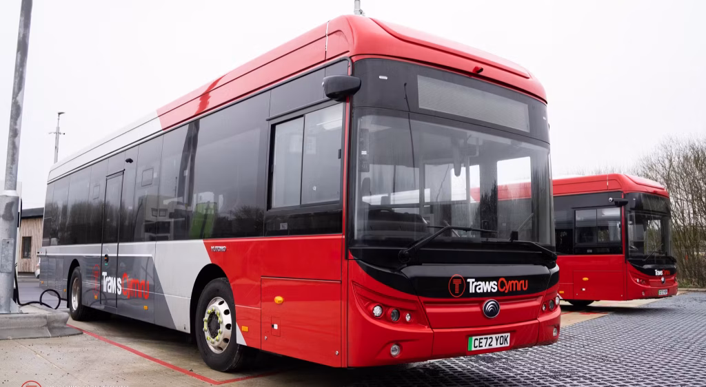 Transport for Wales electric bus