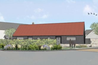 Artist's impression of Pobl's Clodir Road development in Pontlliw