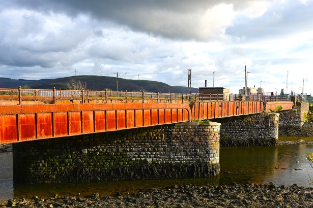 Newbridge road bridge in Port Talbot