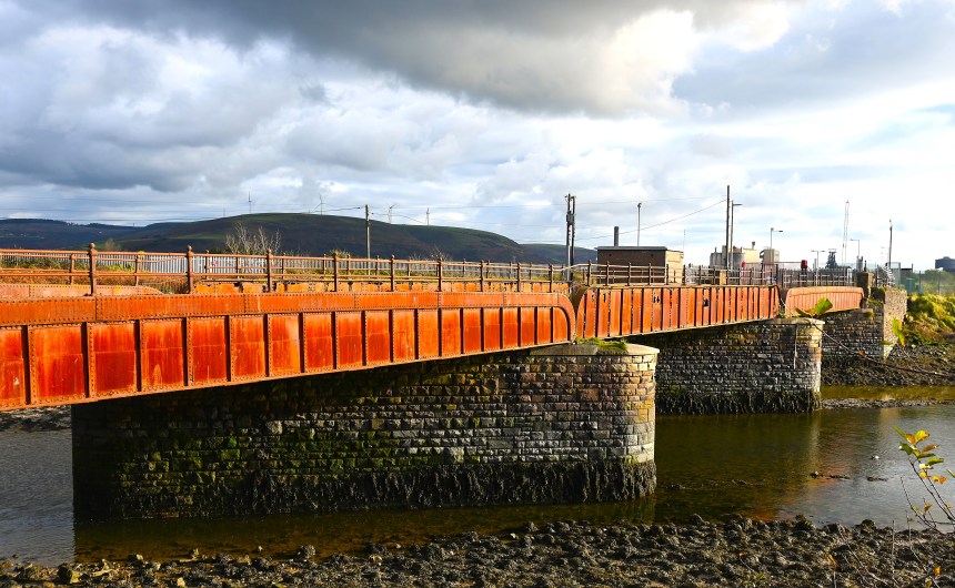 Newbridge road bridge in Port Talbot