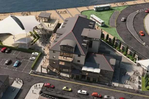 Artist's impression of the proposed Porthcawl Maritime Centre (Image: Credu Charity Ltd)