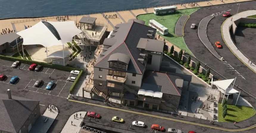 Artist's impression of the proposed Porthcawl Maritime Centre (Image: Credu Charity Ltd)