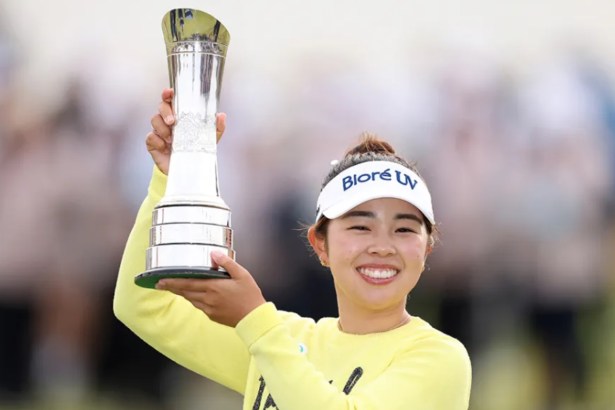AIG Women's Open 2025 winner Miyu Yamashita - credit AIG Women's Open