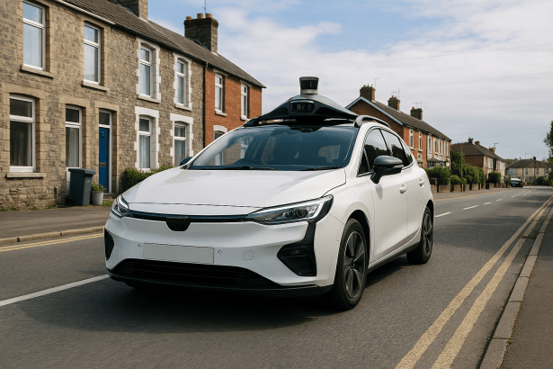 What a driverless car on Welsh streets could look like