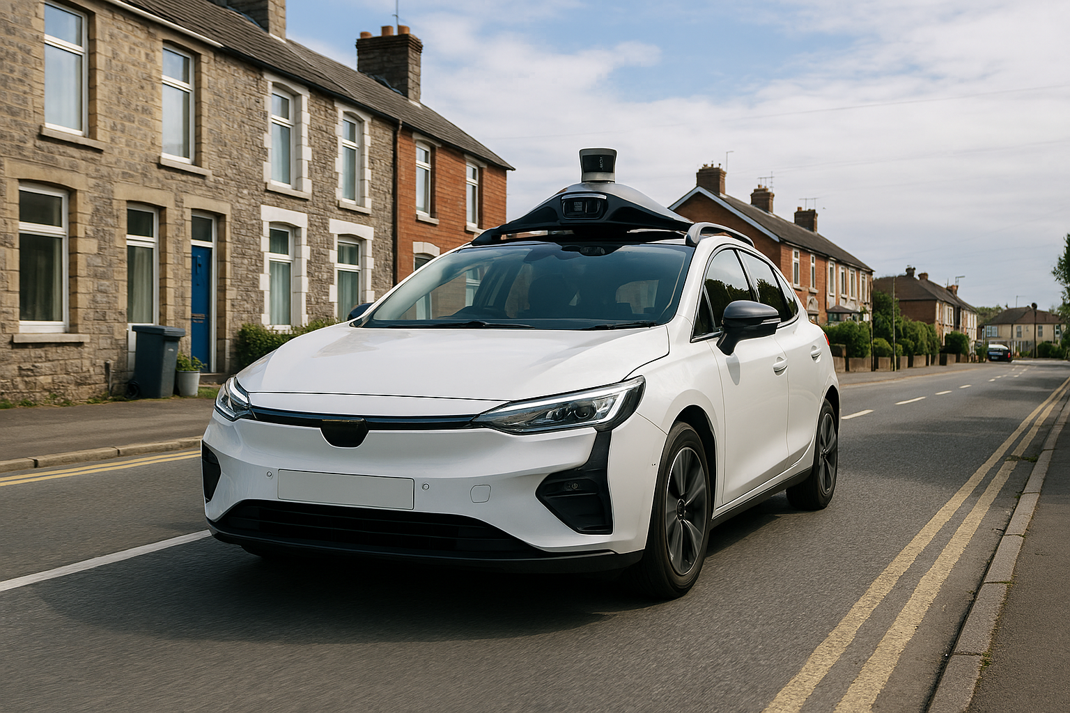 What a driverless car on Welsh streets could look like