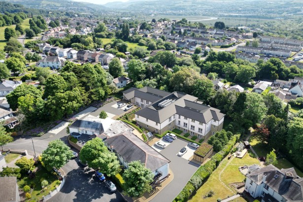 Artist's impression of the Cefn Lodge development in Skewen