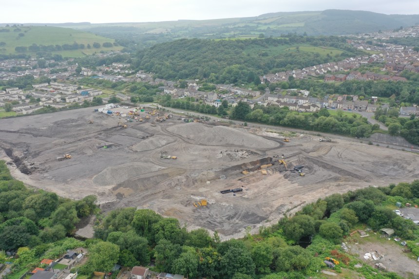 The former Ewenny Road Industrial Park