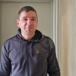 Dean (44) lives at The Wallich and has helped refurbish new Swansea homeless property