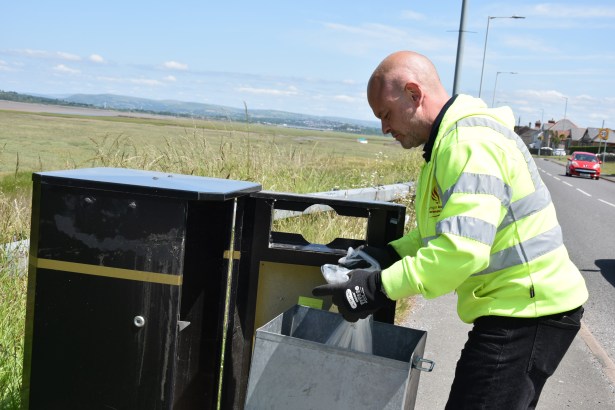 Swansea Council are trialling bin sensors in rural locations