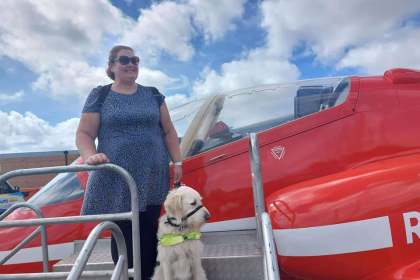 Izzy James and guide dog Souly will be among the partnerships at the Quadrant Centre this week.