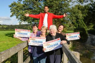 Lucky Cwrt Henri neighbours share in huge £1m lottery win
