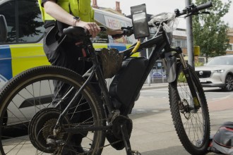 South Wales Police have seized 17 e-bikes and made seven arrests during two enforcement days targeting the anti-social use of electric bikes in Swansea city centre.