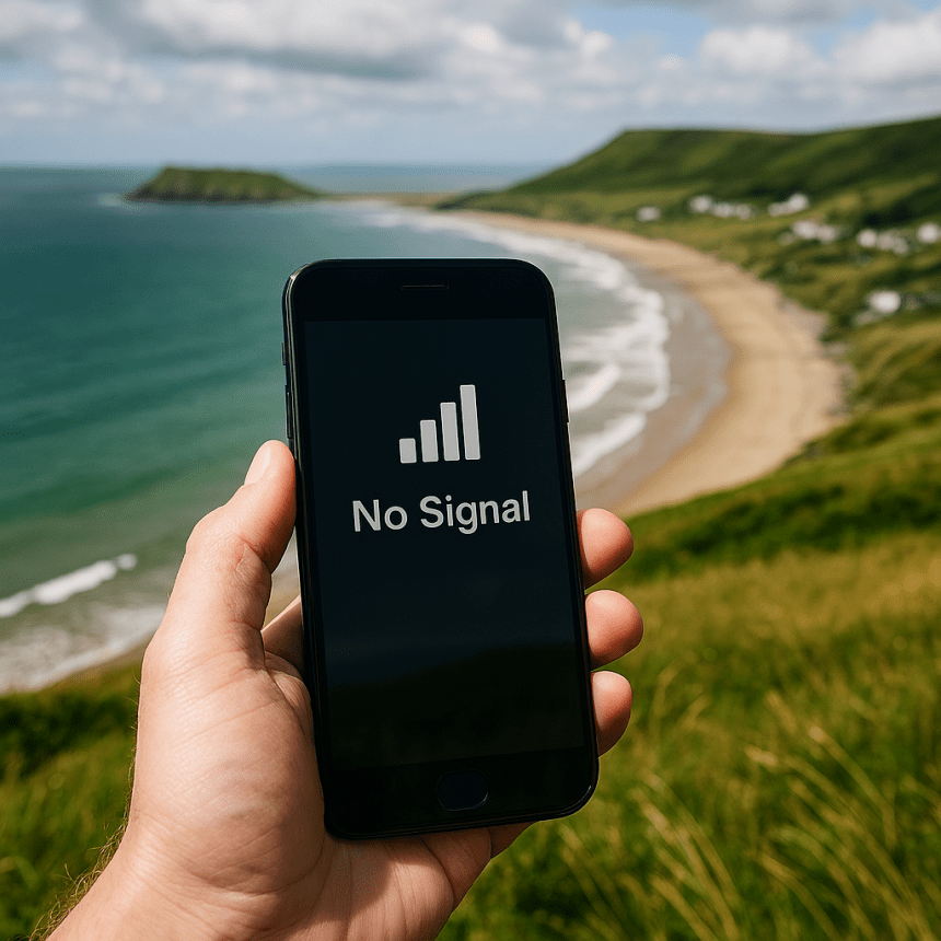 No signal in rural coastal location