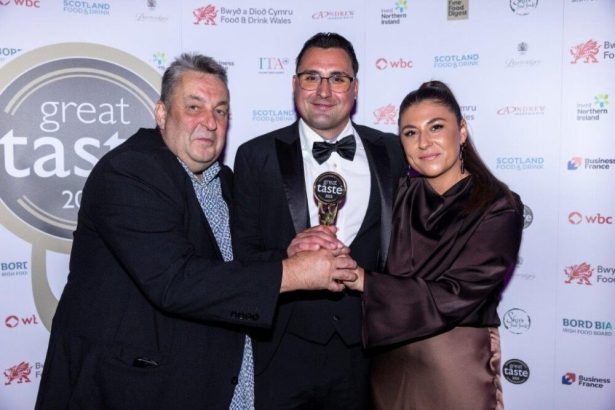 Mario’s Luxury Dairy Ice Cream – L-R Stuart Williams, Riccardo Dallavalle, Francesca Dallavalle